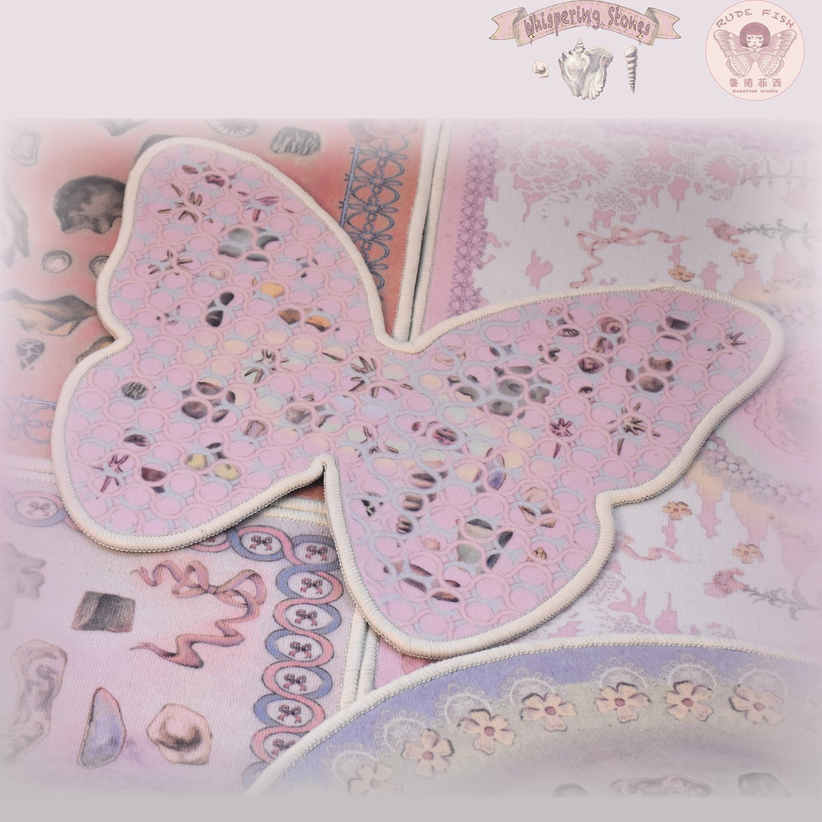 WHISPERING STONES Butterfly Rug, view 3