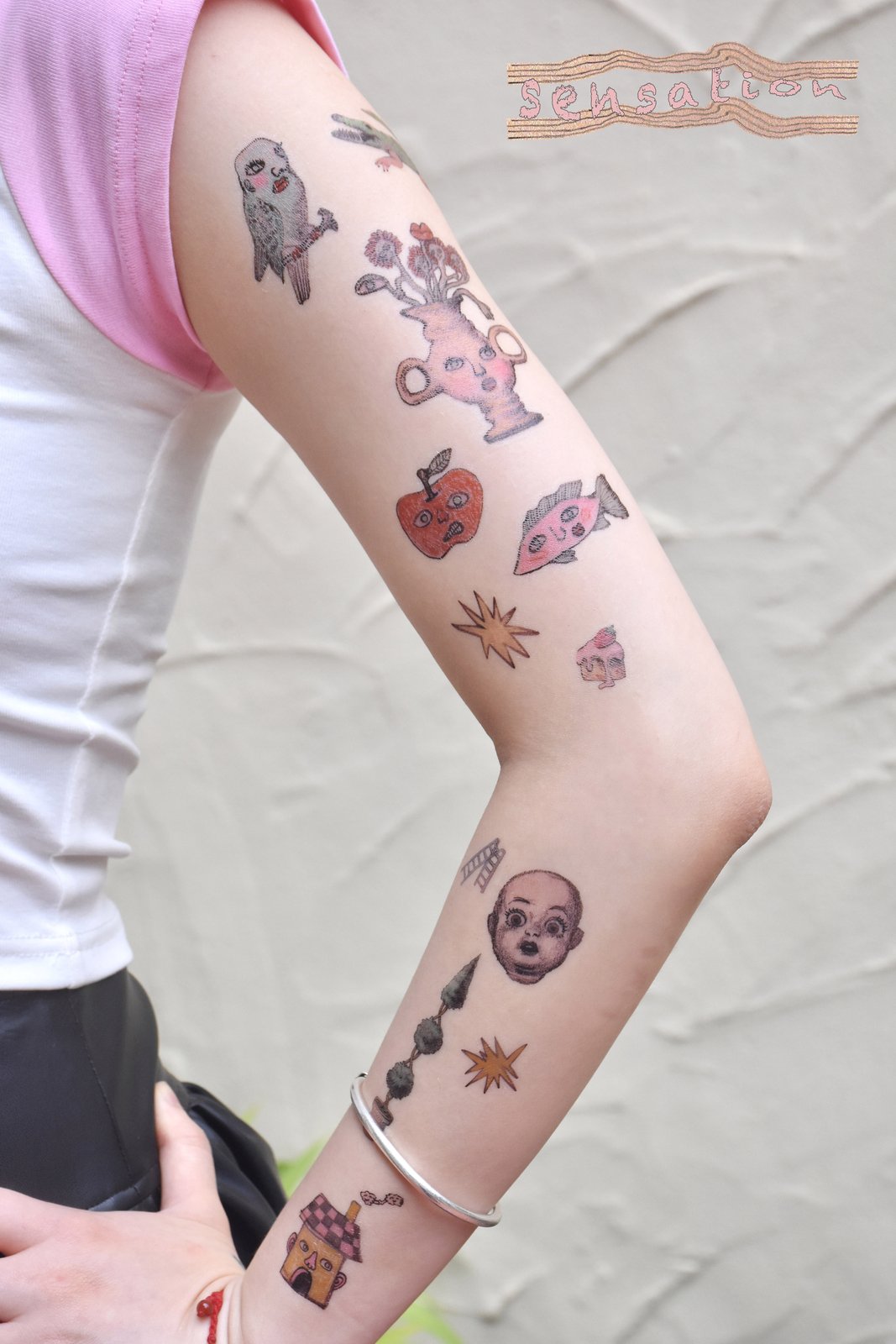 EXOTIC ARK Temporary Tattoo Sheet, view 3