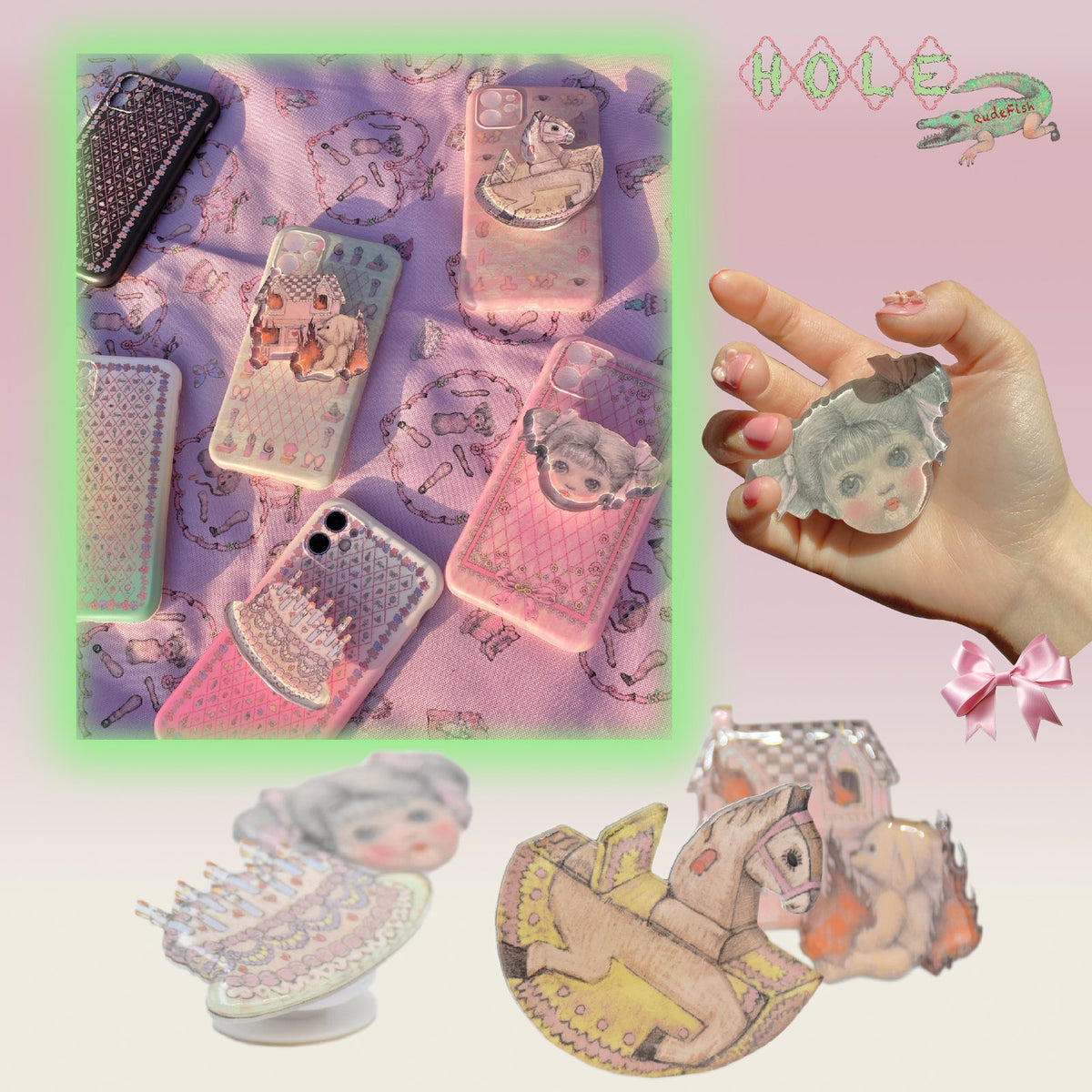 ROOM DOLL Magnetic Phone Grip, view 3
