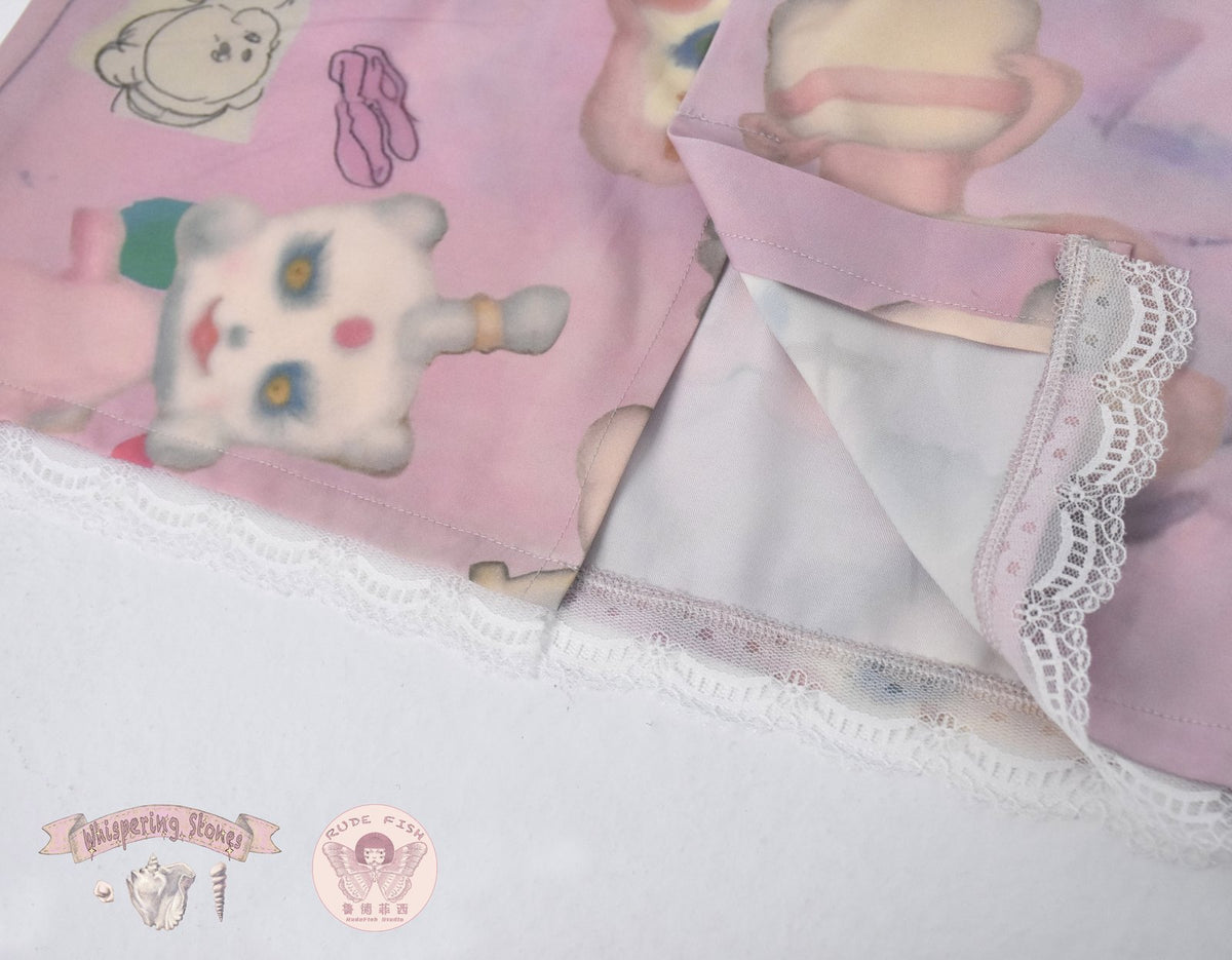 WHISPERING STONES Fitted Skirt, view 4