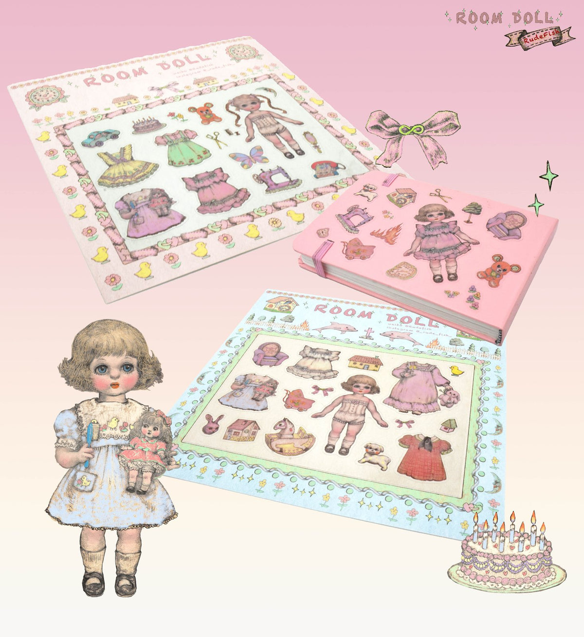 ROOM DOLL Sticker Set, view 4
