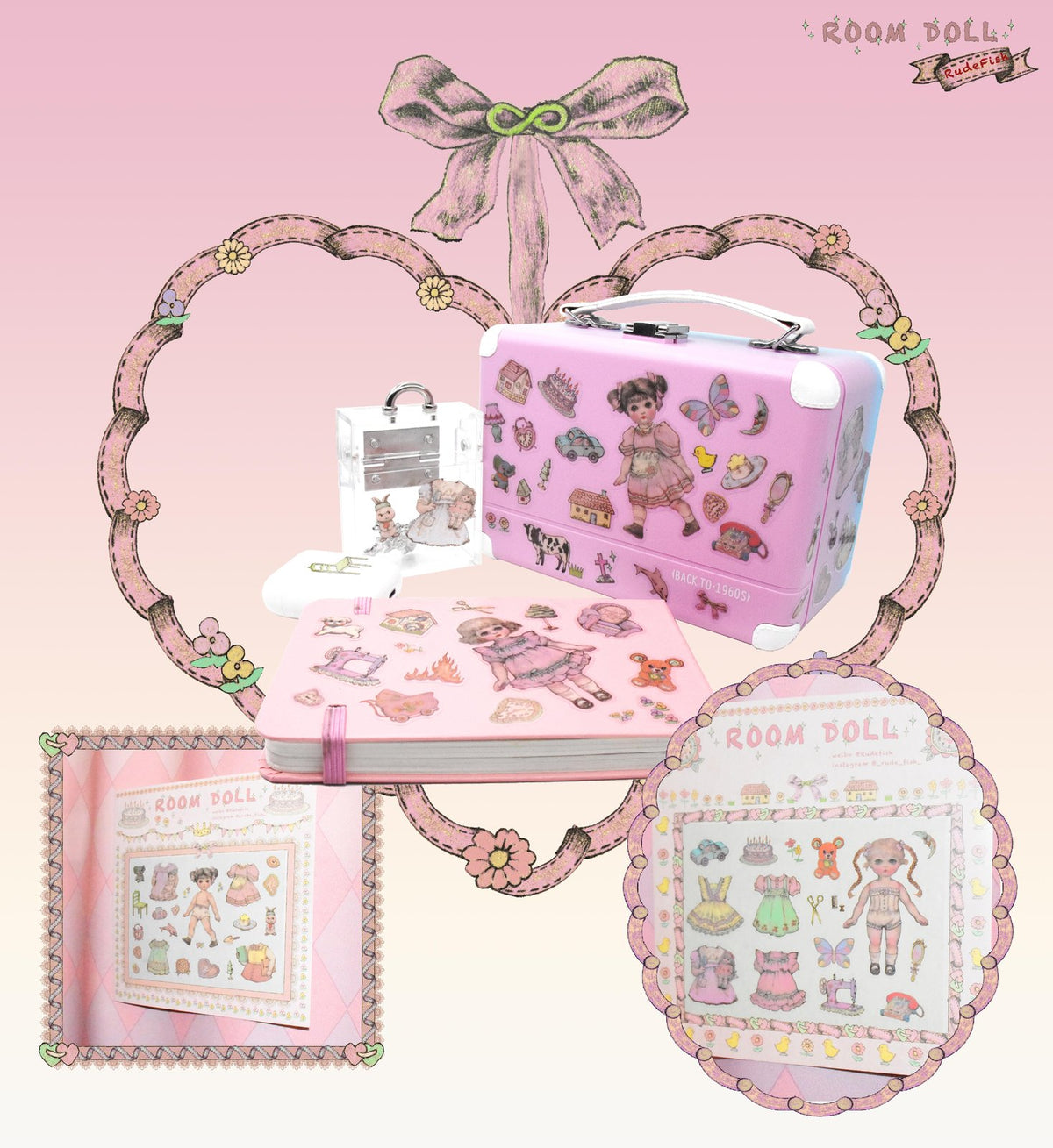 ROOM DOLL Sticker Set, view 5