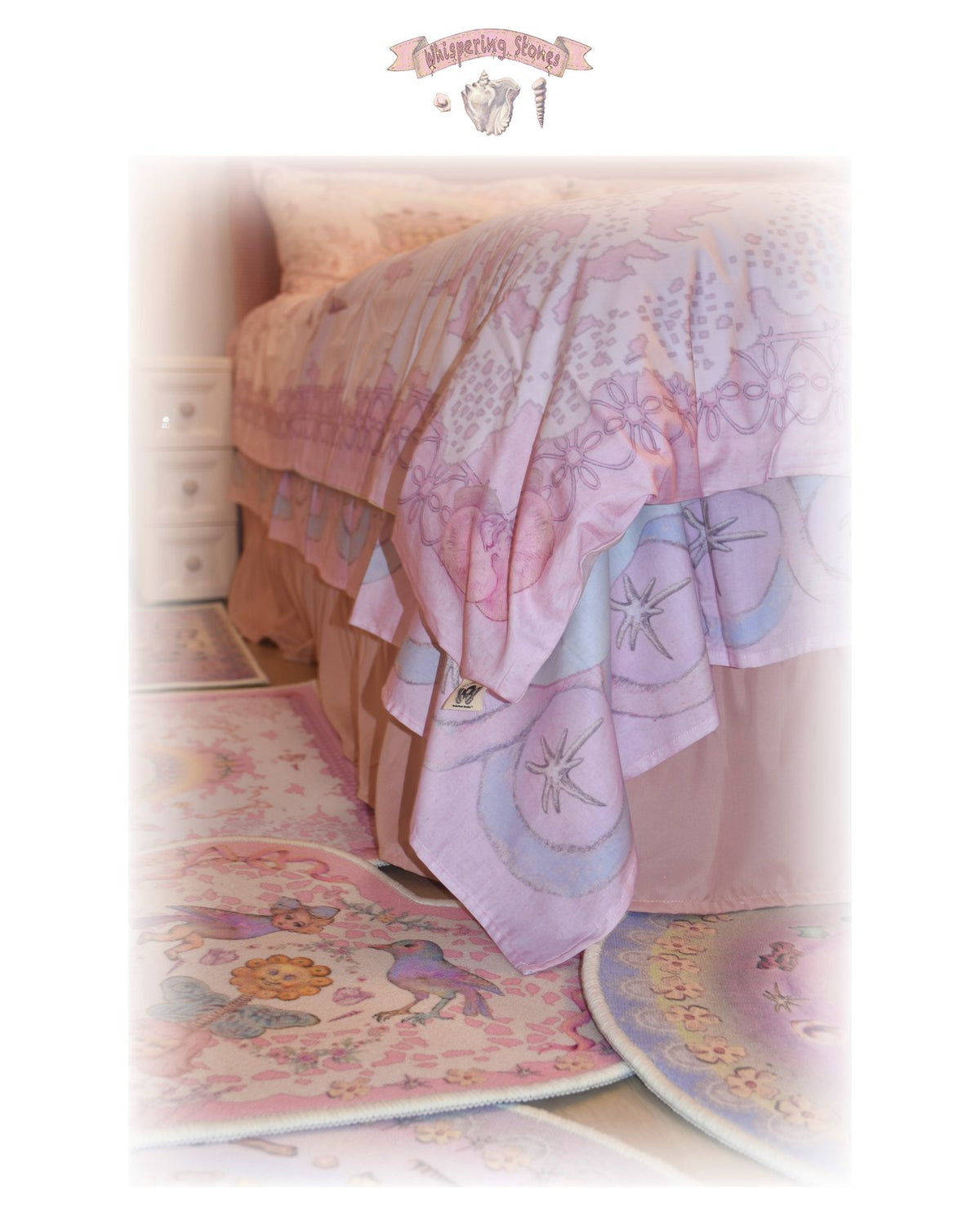 WHISPERING STONES Bedding Set in Pink, view 5