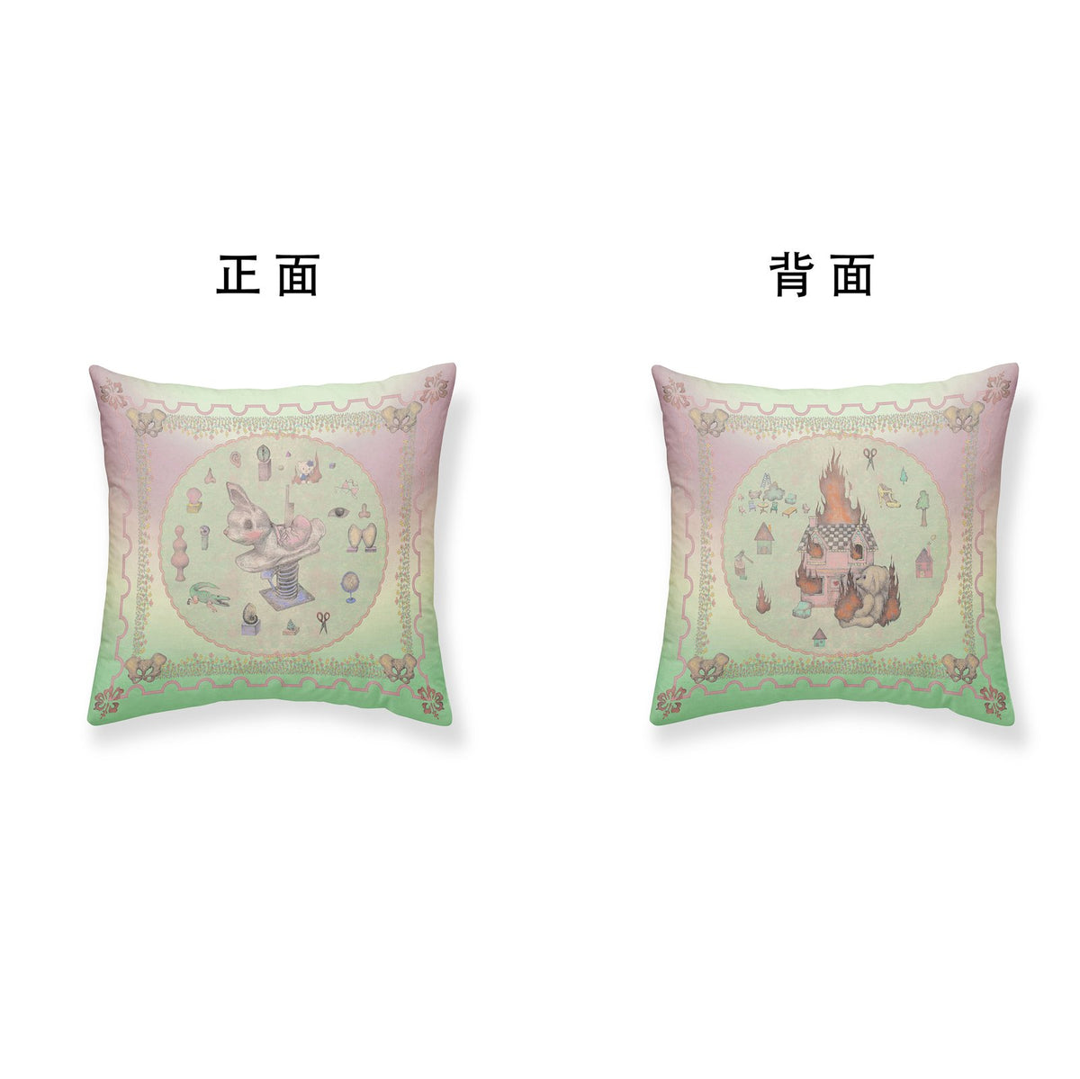 WHISPERING STONES Pale Velvet Cushion, view 13