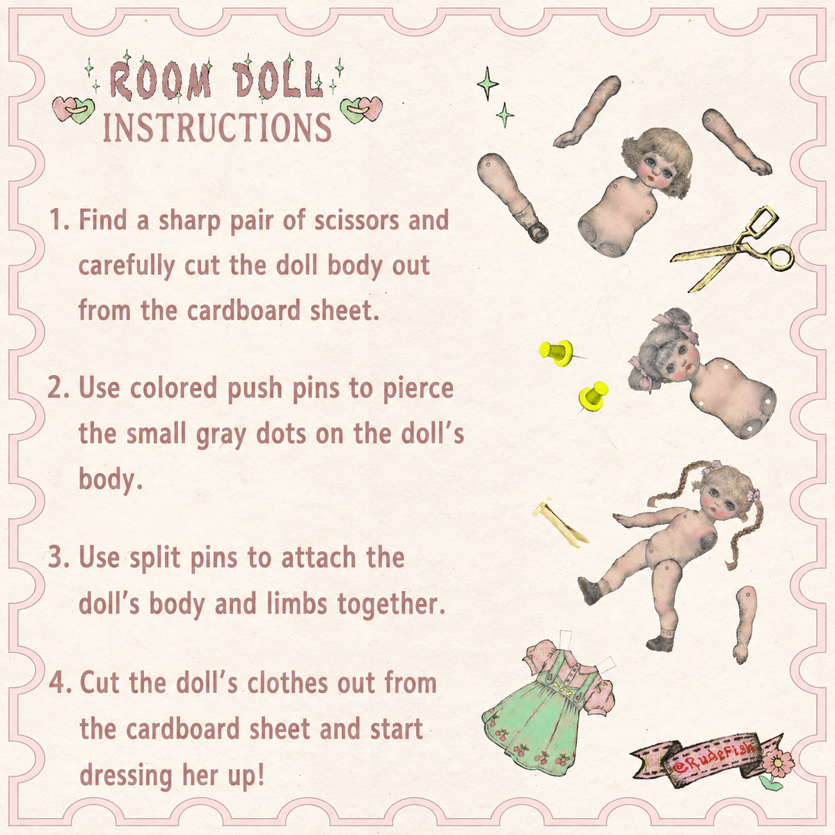 EXOTIC ARK Paper Doll Dress-Up Tin Toy 2.0, view 7