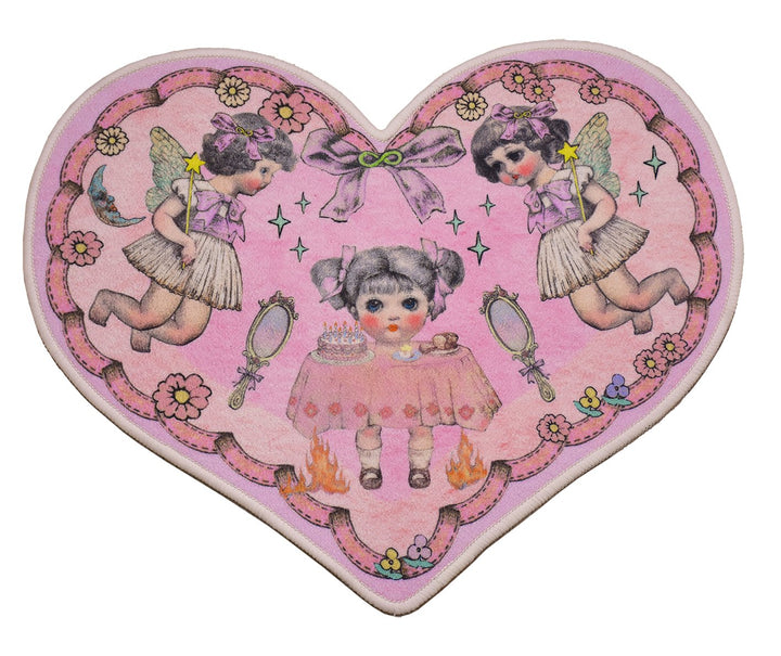 ROOM DOLL Heart Rug