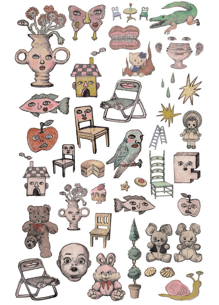 EXOTIC ARK Temporary Tattoo Sheet