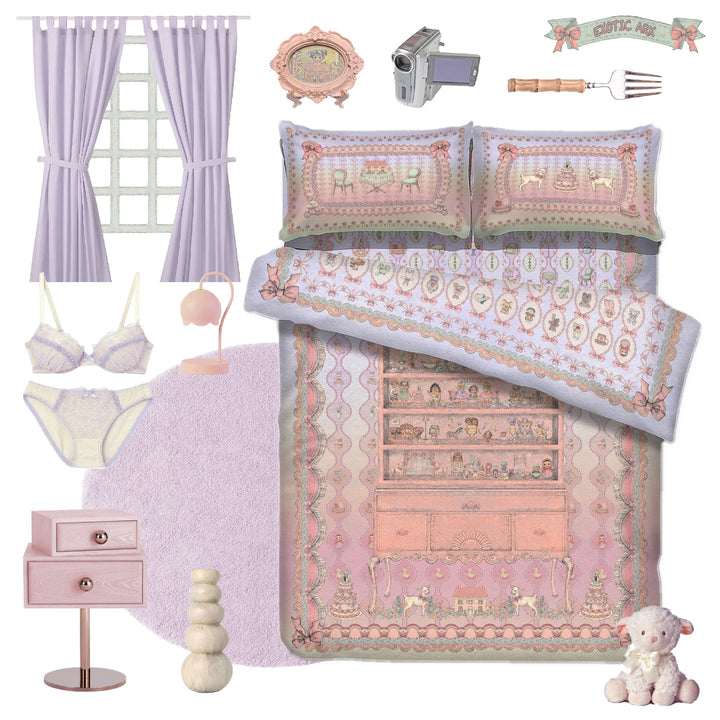 EXOTIC ARK Bedding Set in Purple