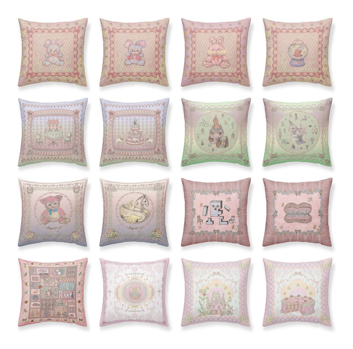 WHISPERING STONES Pale Velvet Cushion