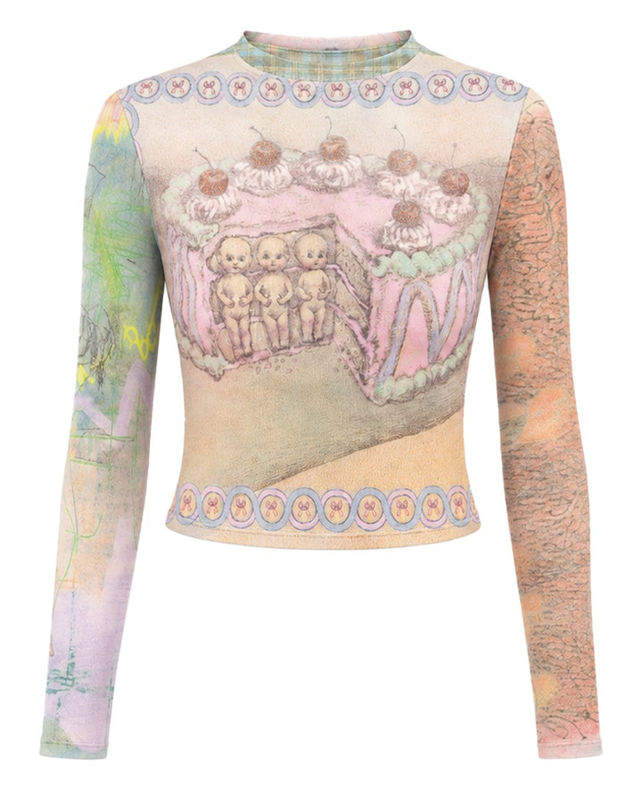 WHISPERING STONES Reversible Mesh Base Layer Top