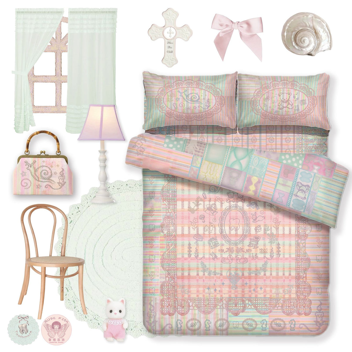 TOOTHMARE Bedding Set