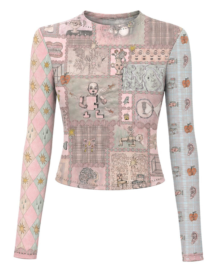 EXOTIC ARK Reversible Mesh Base Layer Top