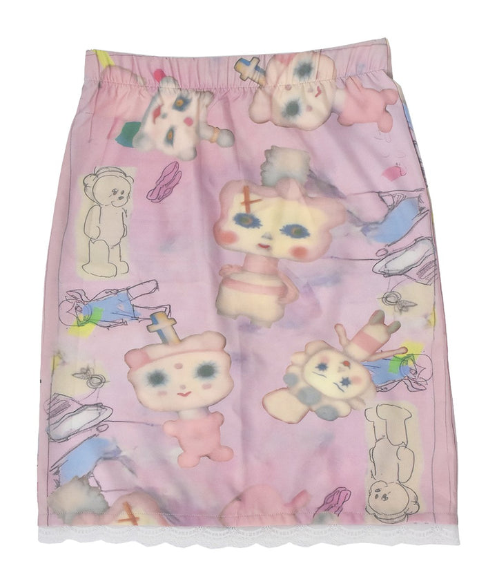 WHISPERING STONES Fitted Skirt