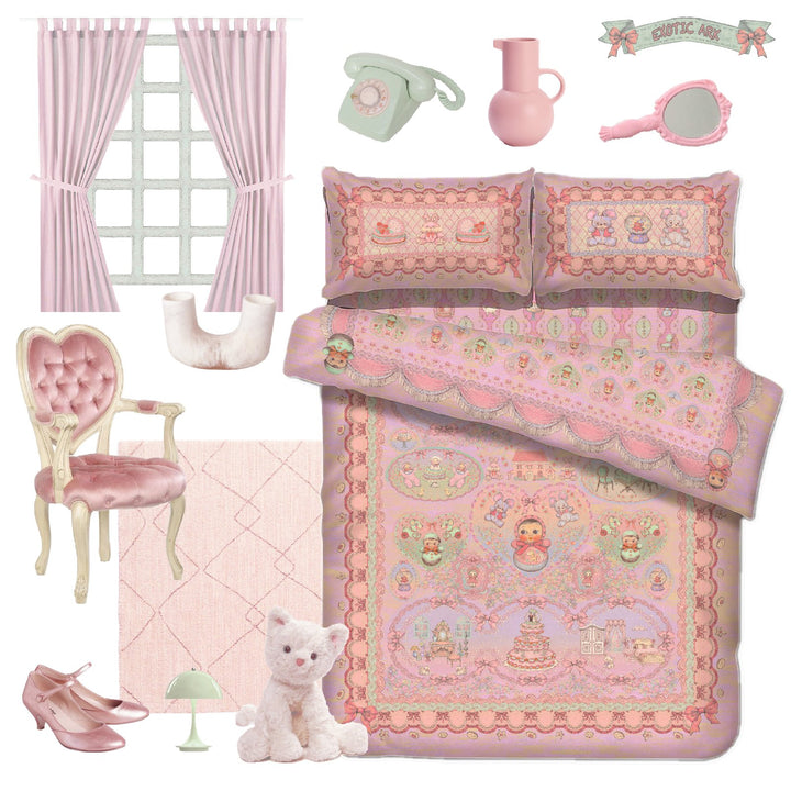 EXOTIC ARK Bedding Set in Pink