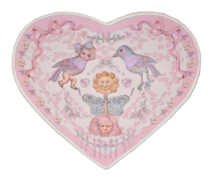 WHISPERING STONES Heart Rug