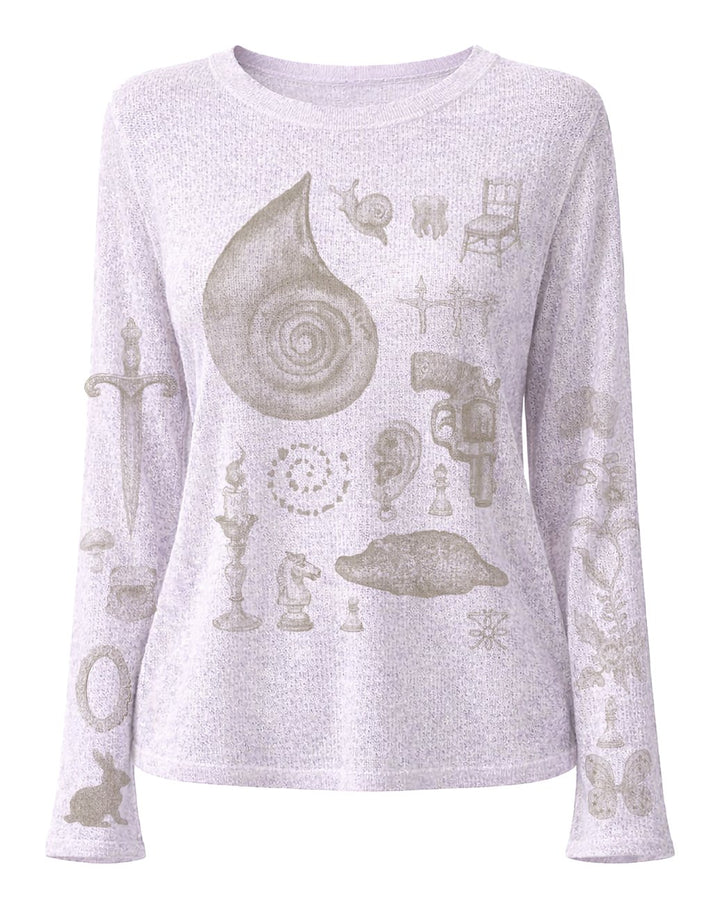 TOOTHMARE Fine Knit in Purple