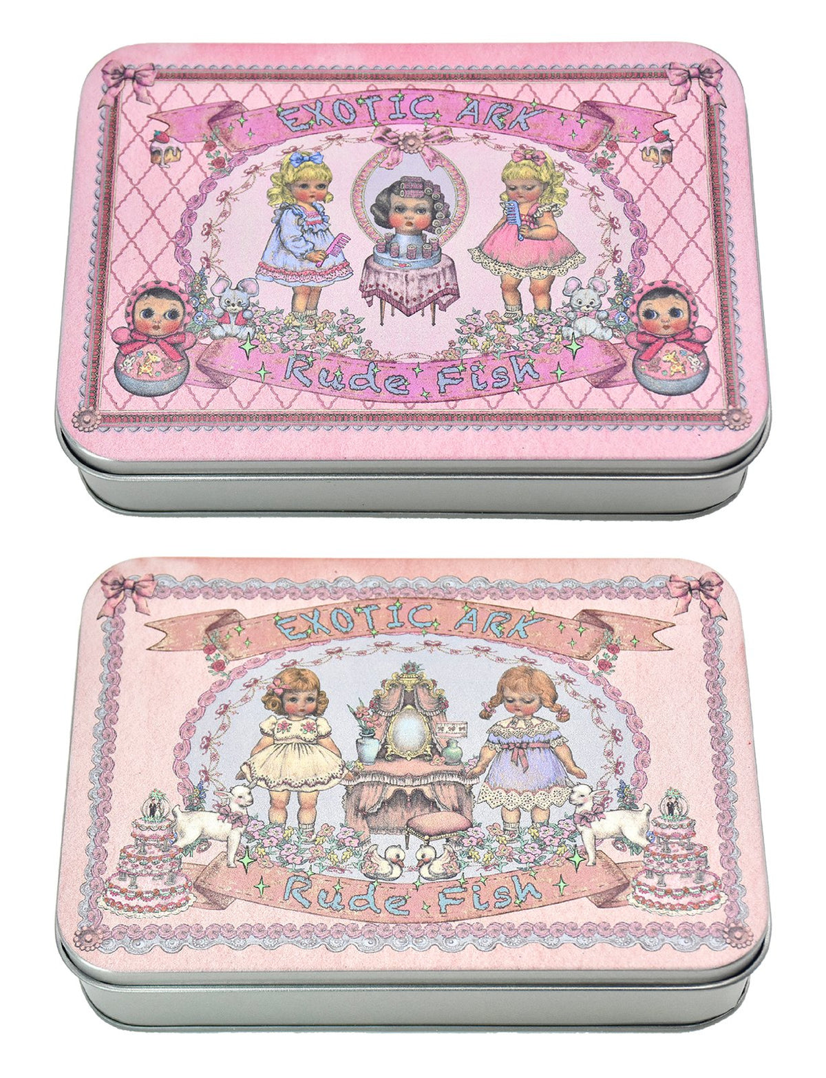 EXOTIC ARK Paper Doll Dress-Up Tin Toy 2.0