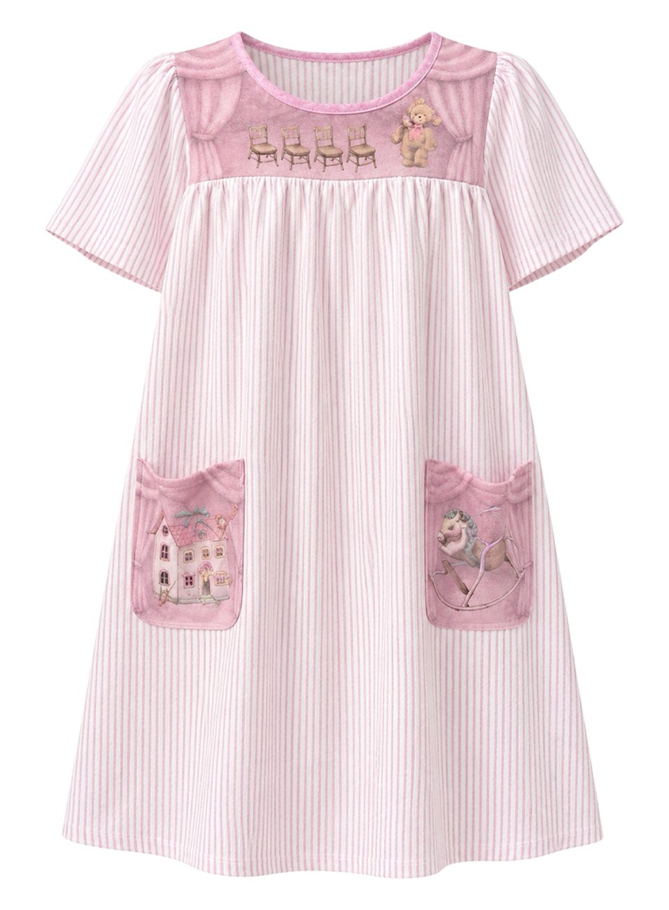 TOOTHMARE Cotton Nightdress