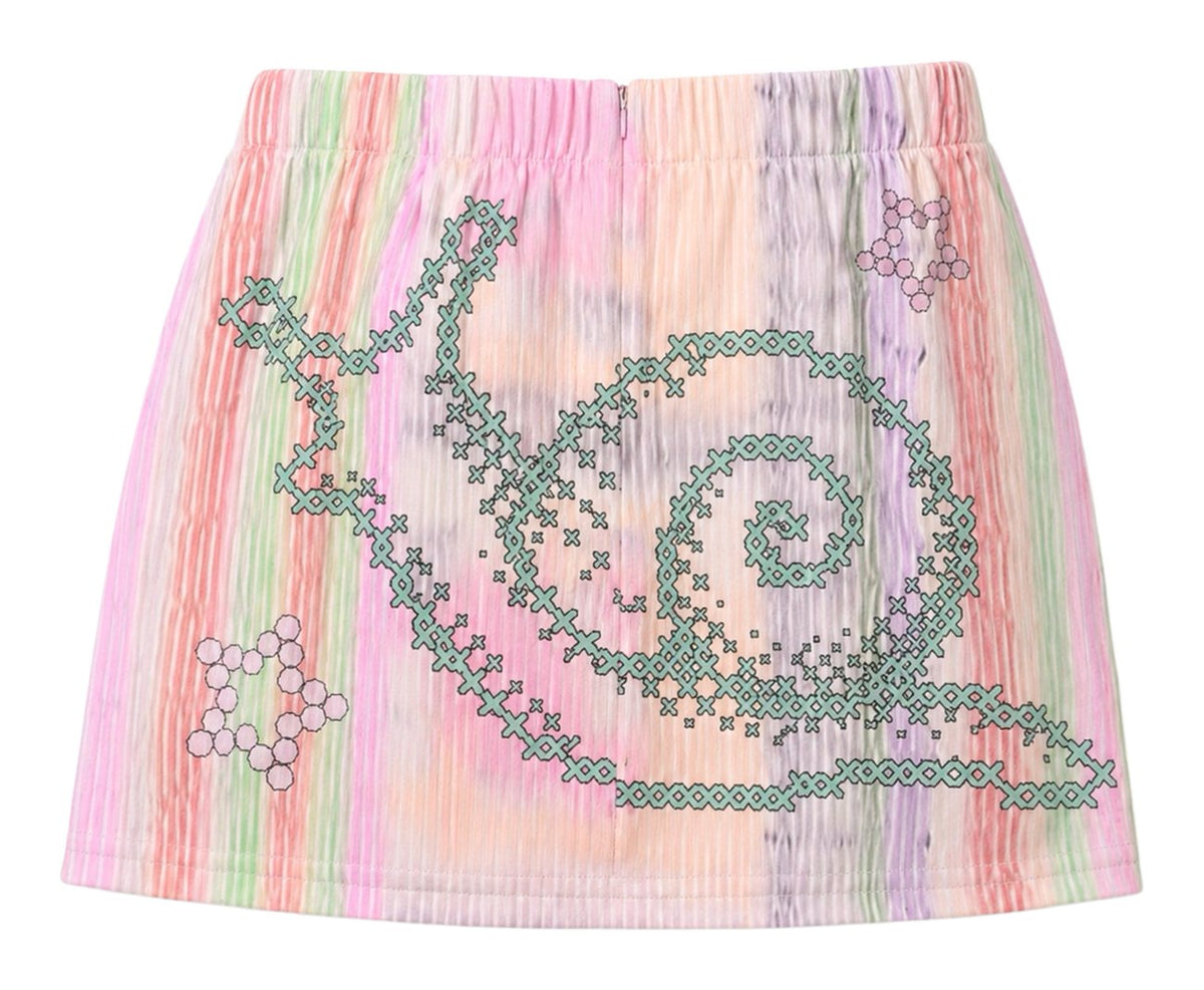 TOOTHMARE Pixel Print Skort, view 2