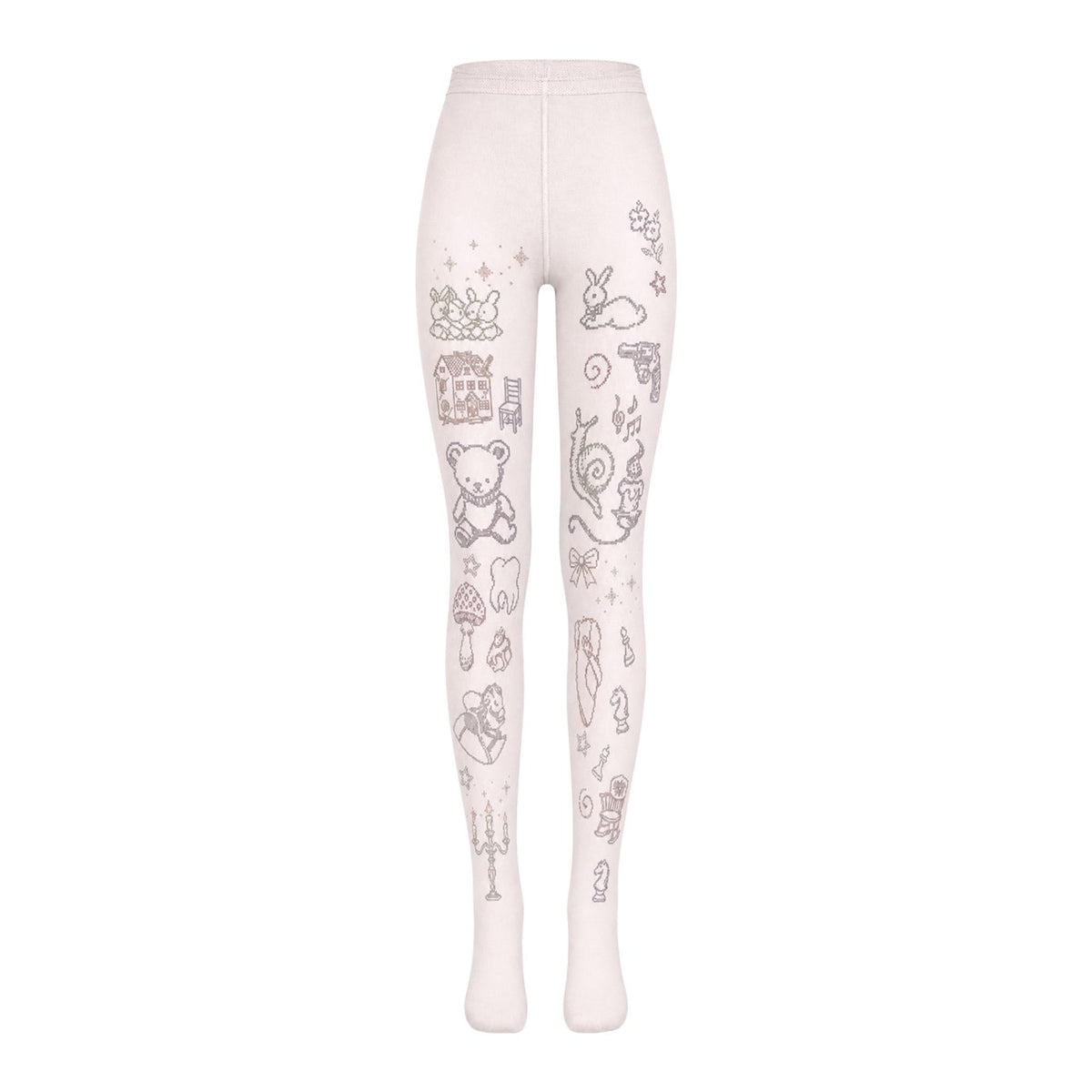 TOOTHMARE Printed Tights 30D, view 6