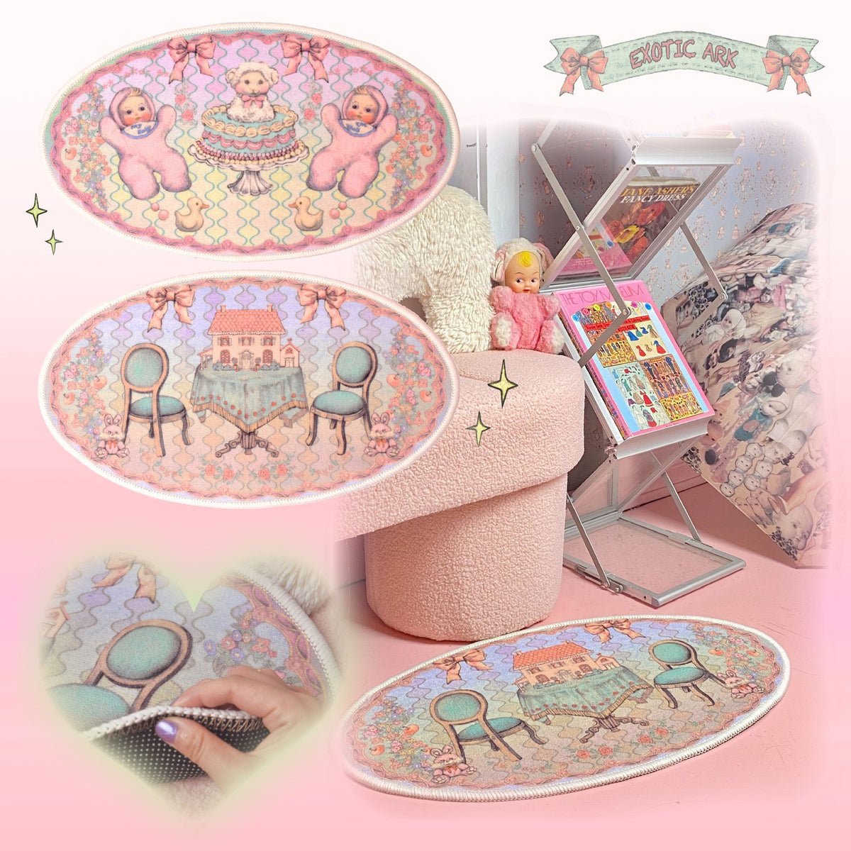 EXOTIC ARK Oval Rug, view 2