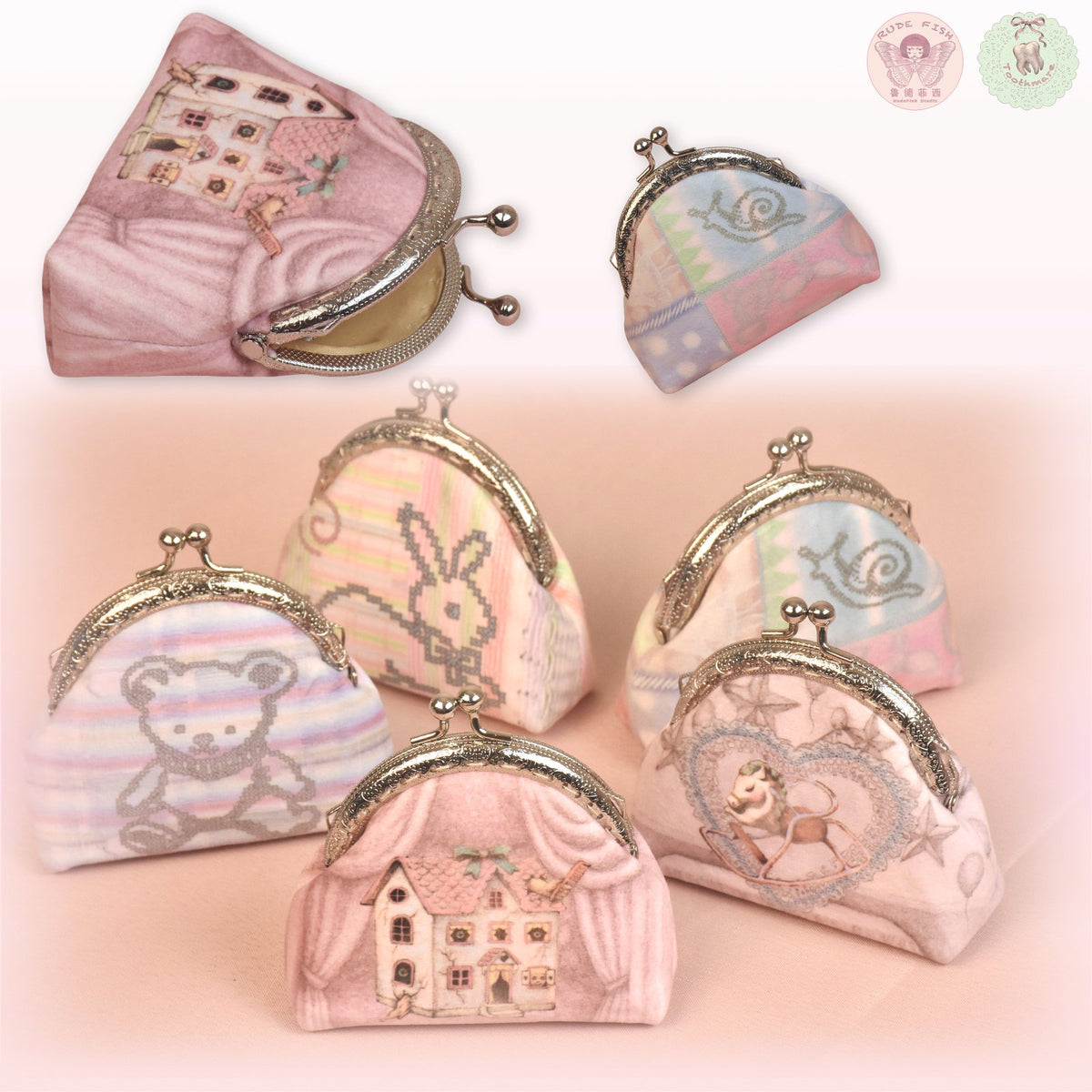 TOOTHMARE Mini Velvet Printed Crossbody Bag, view 3