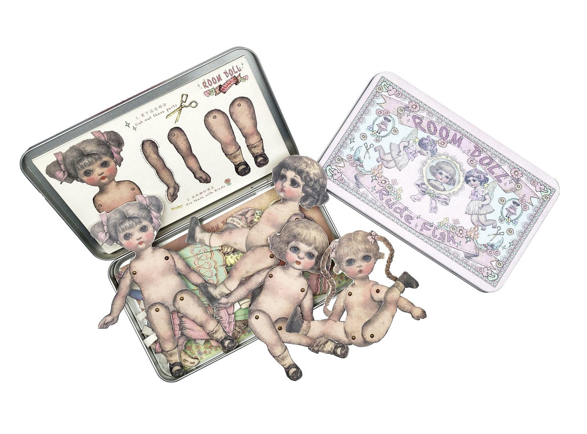 ROOM DOLL Paper Doll Dress-Up Tin Toy 1.0, view 3