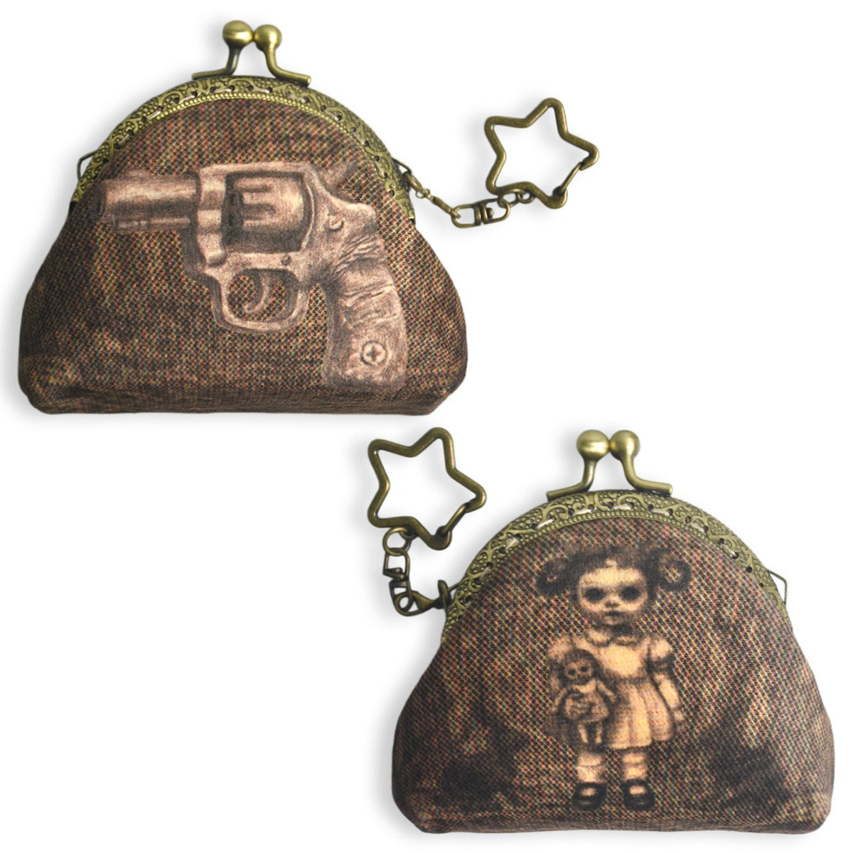 TOOTHMARE Mini Velvet Printed Crossbody Bag, view 7