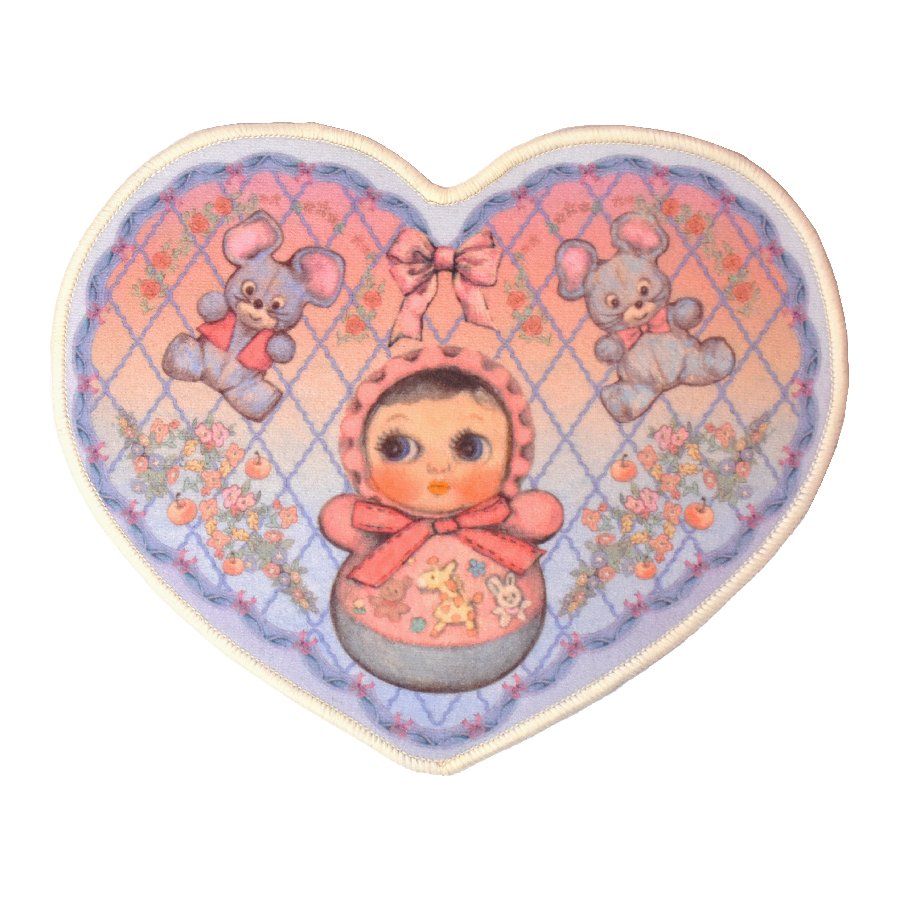 EXOTIC ARK Heart Rug, view 9