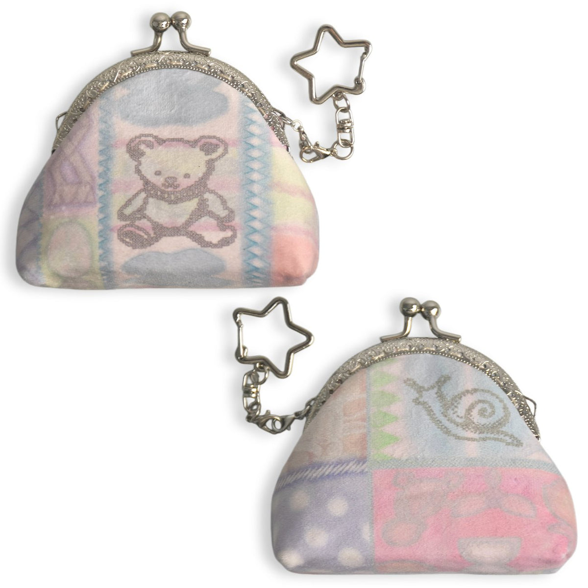 TOOTHMARE Mini Velvet Printed Crossbody Bag, view 8