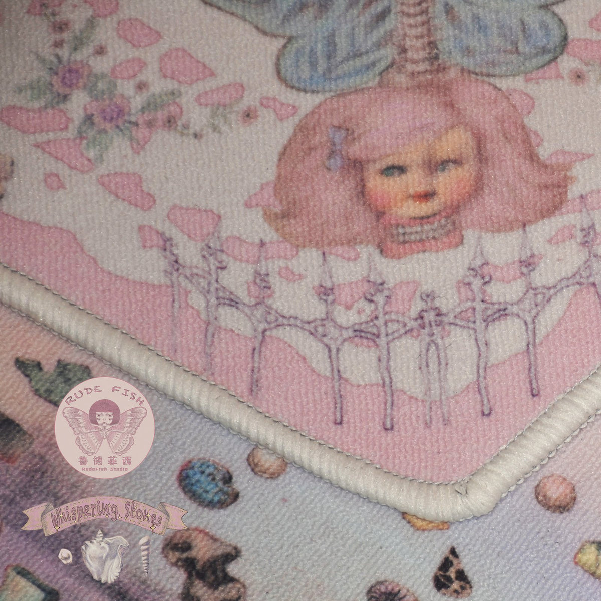 WHISPERING STONES Heart Rug, view 4