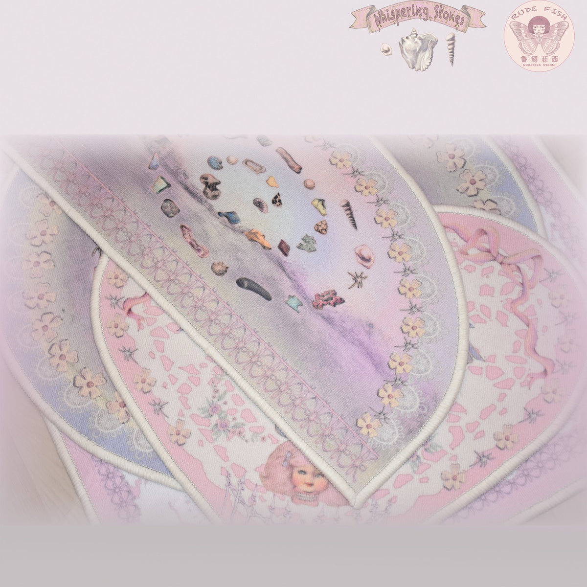 WHISPERING STONES Stone Rug, view 4