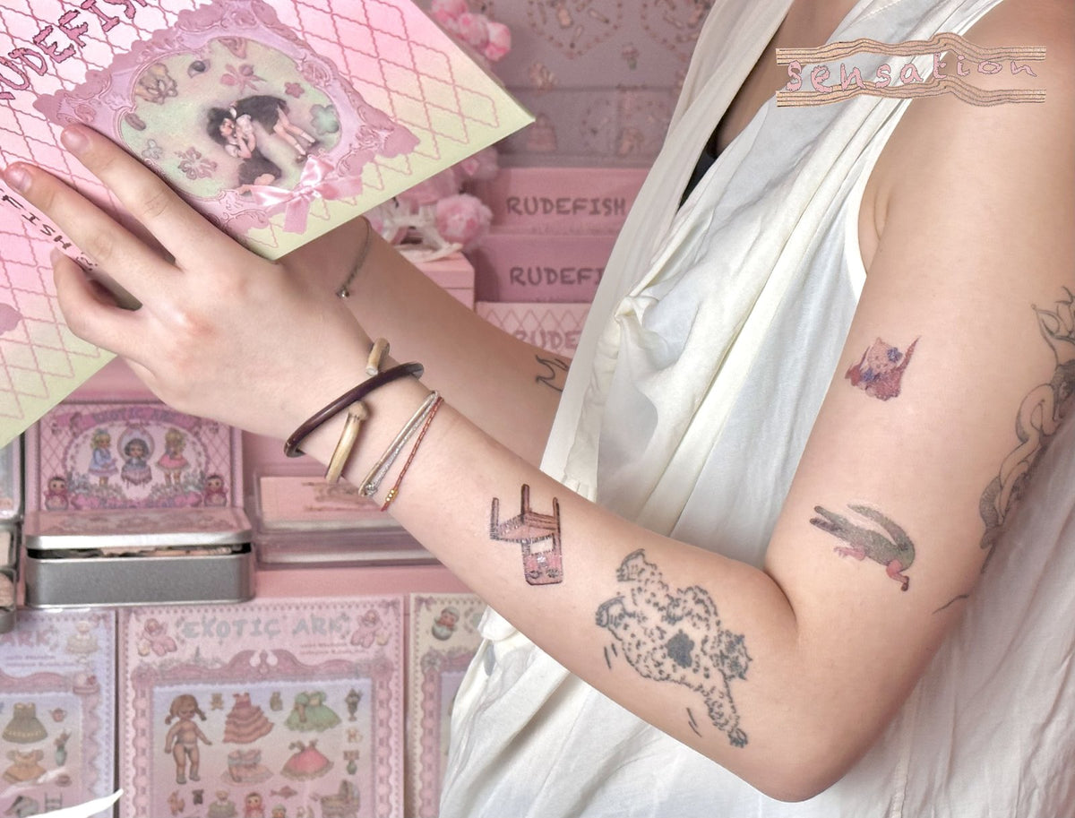EXOTIC ARK Temporary Tattoo Sheet, view 4