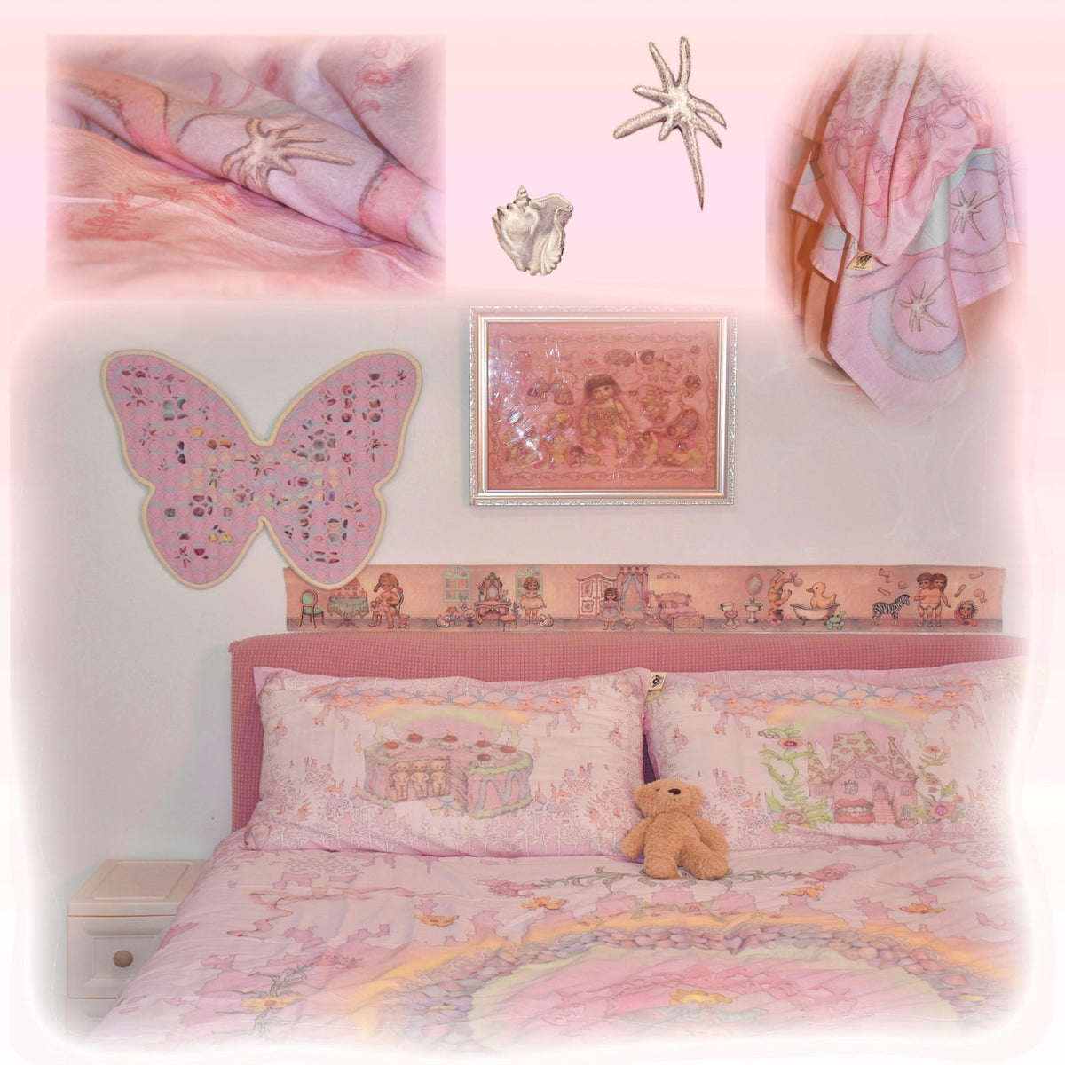 WHISPERING STONES Bedding Set in Pink, view 4