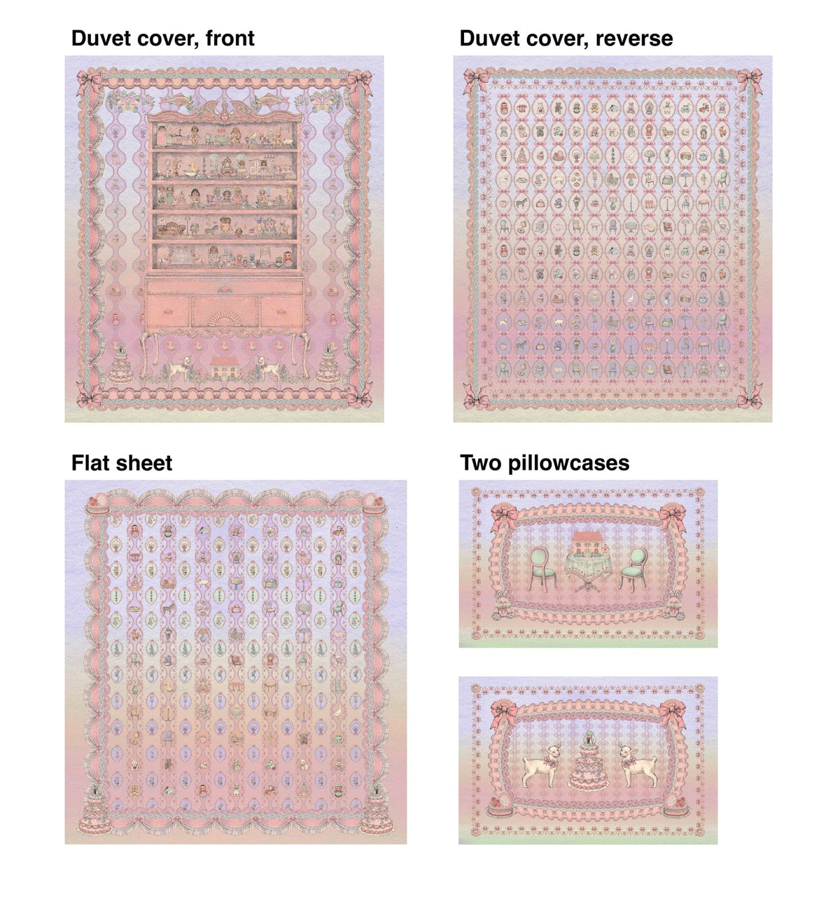 EXOTIC ARK Bedding Set in Purple