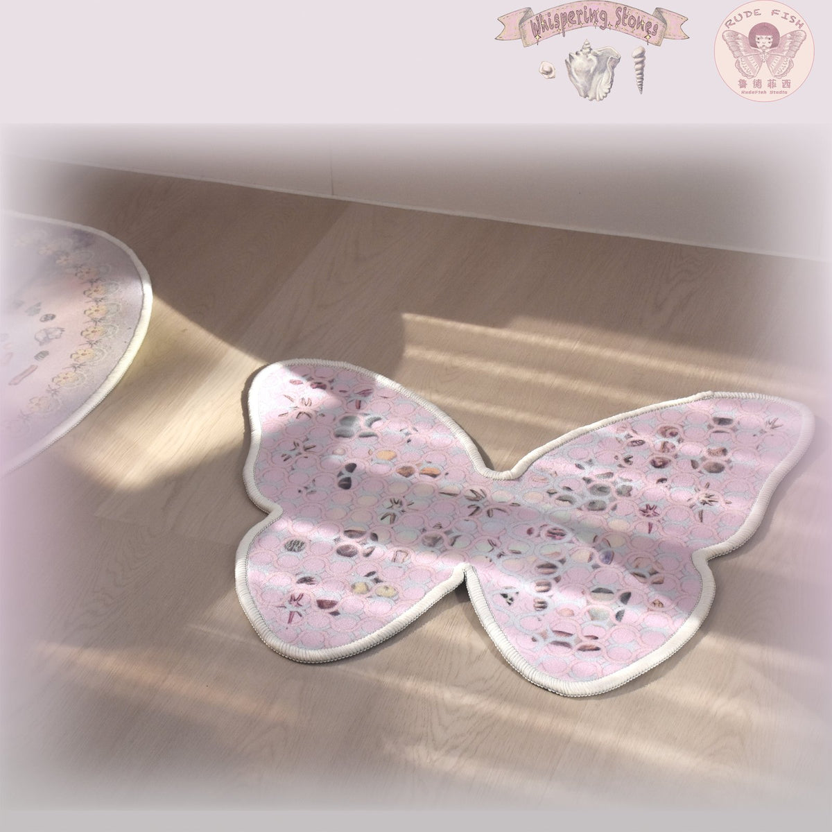 WHISPERING STONES Butterfly Rug, view 5