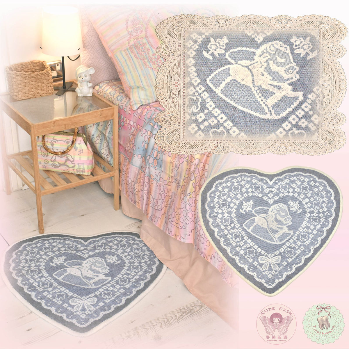TOOTHMARE Lace Rug, view 5
