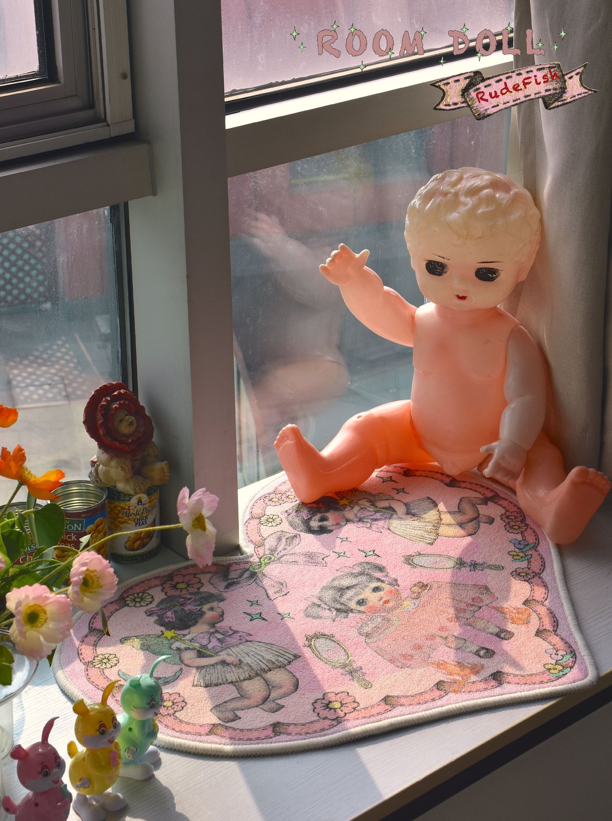 ROOM DOLL Heart Rug, view 6