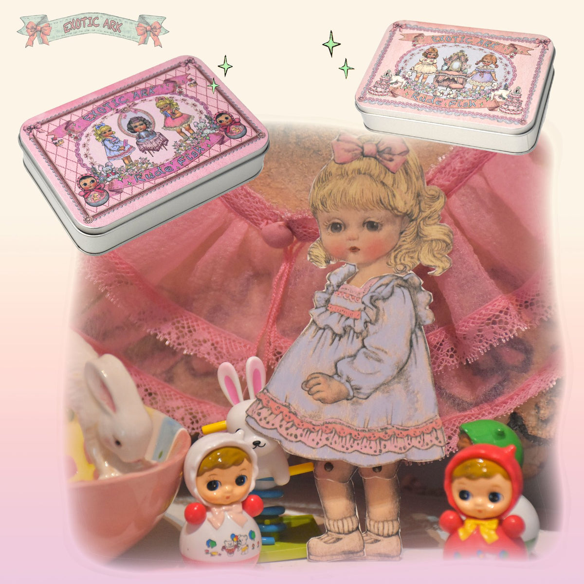 EXOTIC ARK Paper Doll Dress-Up Tin Toy 2.0, view 6