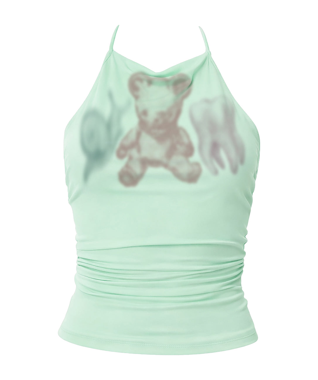 TOOTHMARE Halter Camisole in Mint