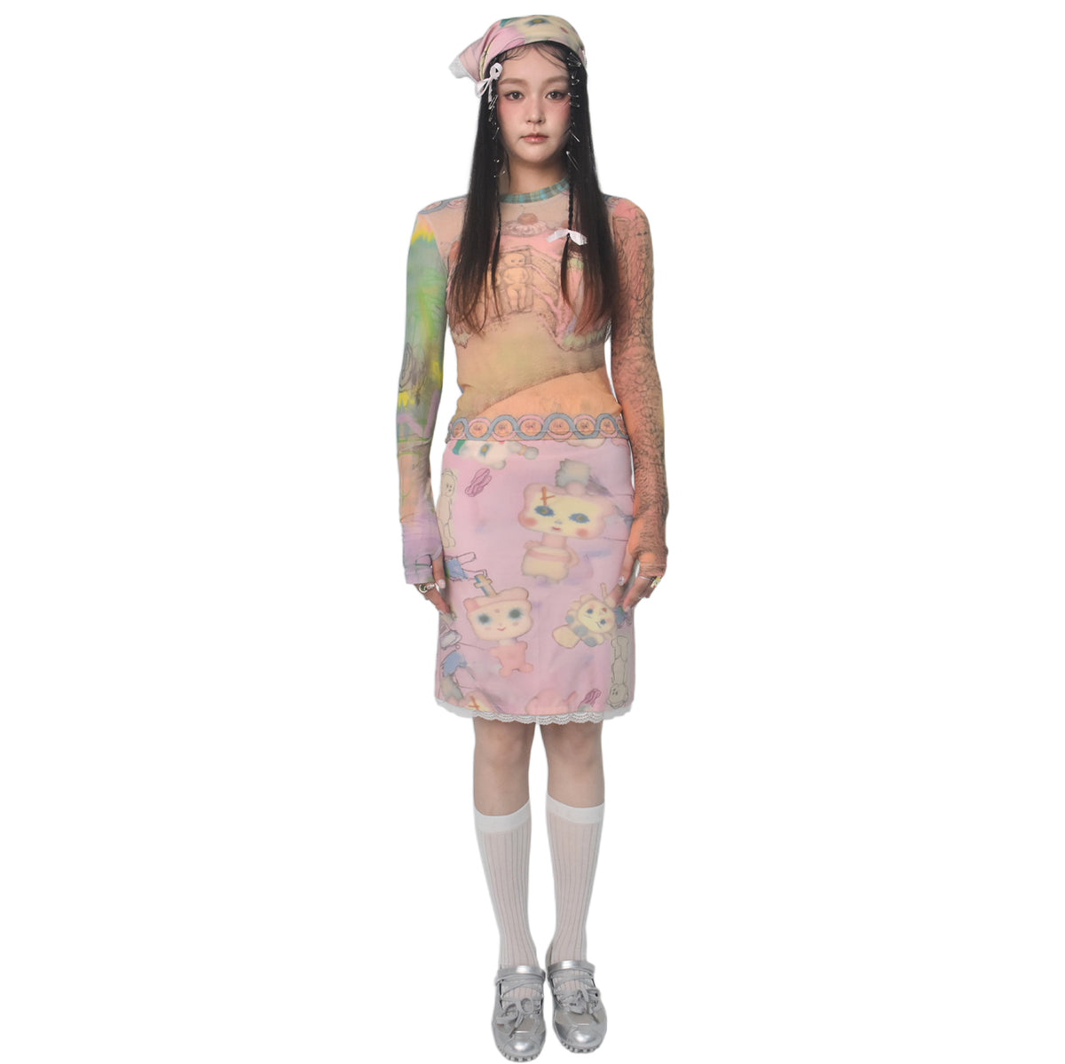 WHISPERING STONES Reversible Mesh Base Layer Top
