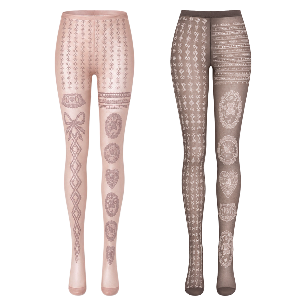 TOOTHMARE Sheer Tights 10D