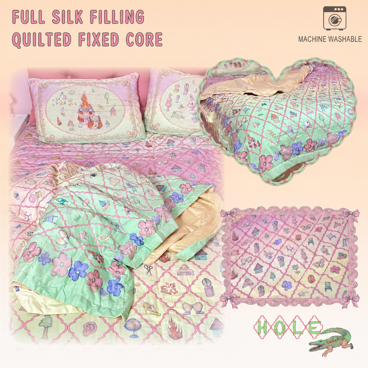 HOLE Still Life Summer Quilt, view 4