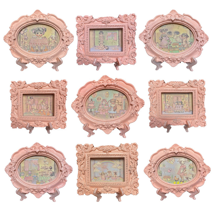RUDEFISH Pink-Framed Giclée Print