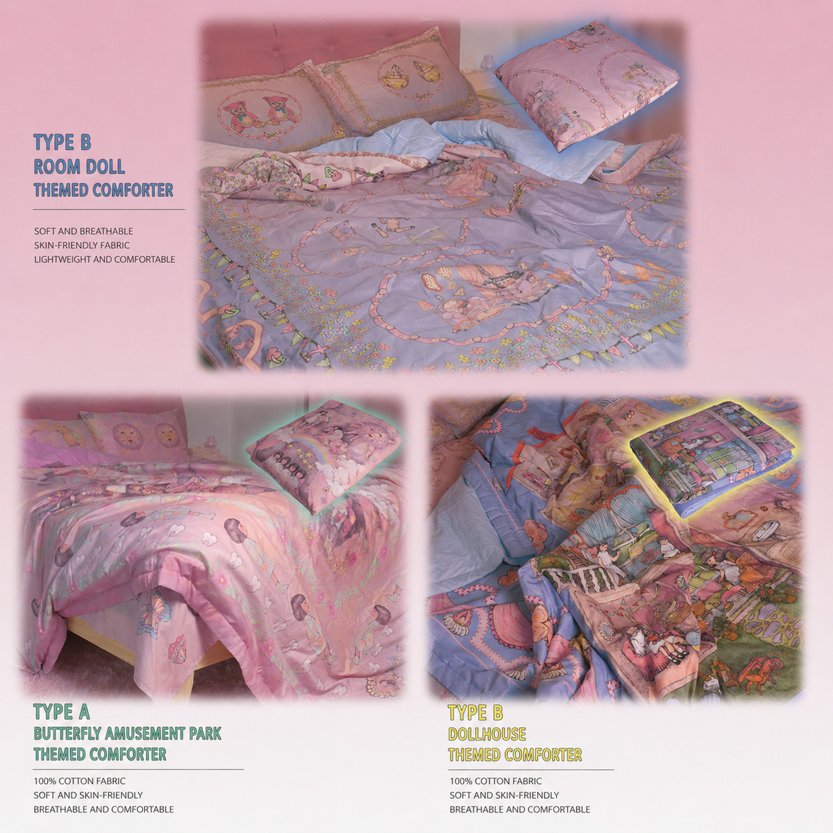 ROOM DOLL Summer Quilt, view 3