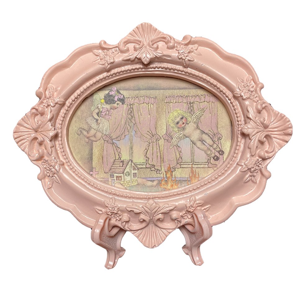 RUDEFISH Pink-Framed Giclée Print, view 5