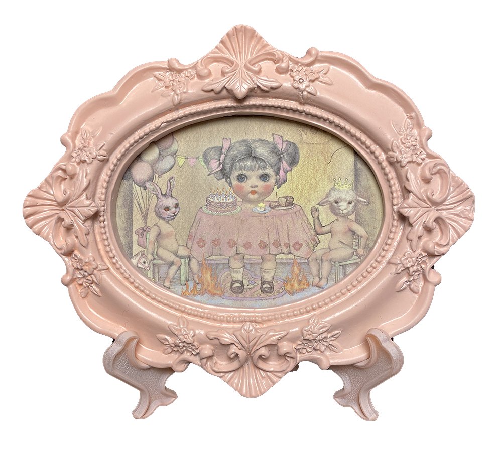 RUDEFISH Pink-Framed Giclée Print, view 6