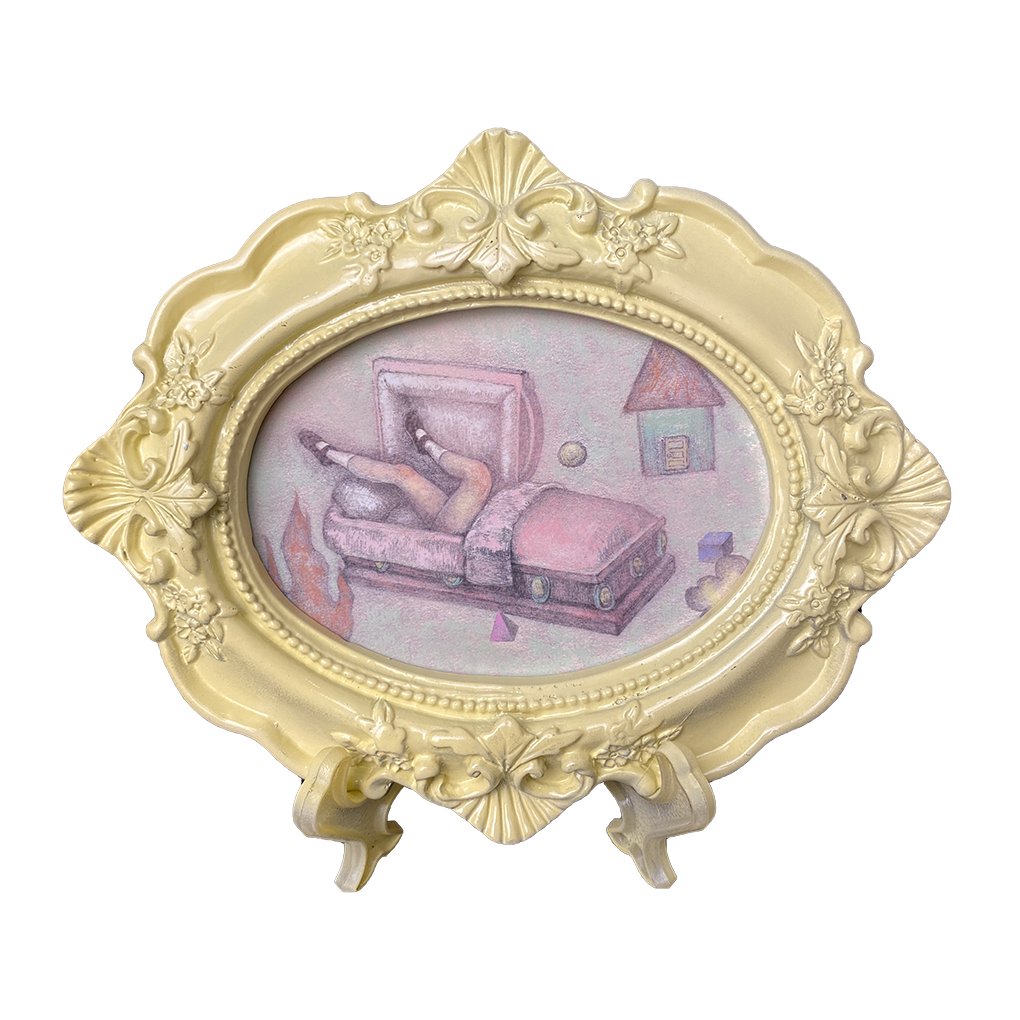 RUDEFISH Brass-Framed Giclée Print, view 7